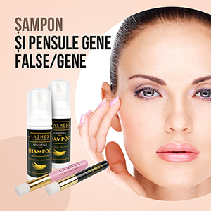 ȘAMPON ȘI PENSULE GENE FALSE/GENE