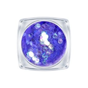 Flitter Nail Art Purpuriu - holograme
