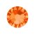 Piatra unghii Swarovski portocaliu SS10 100buc - Diamond Nails