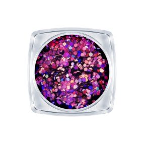 Flitter Nail Art Purpuriu