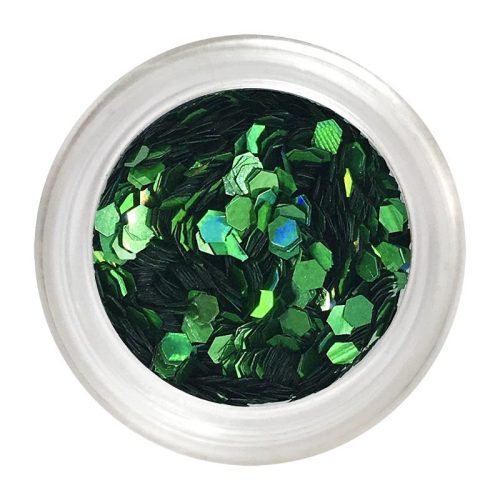 Flitter Nail Art Verde