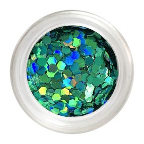 Flitter Nail Art Turcoaz de la Diamond Nails