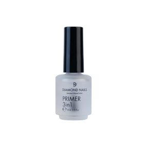 Diamond Nails Primer 10 ml, lichid profesional de pregătire pentru gel lac și unghii tehnice, HEMA-free, pentru aderență maximă și rezultate durabile