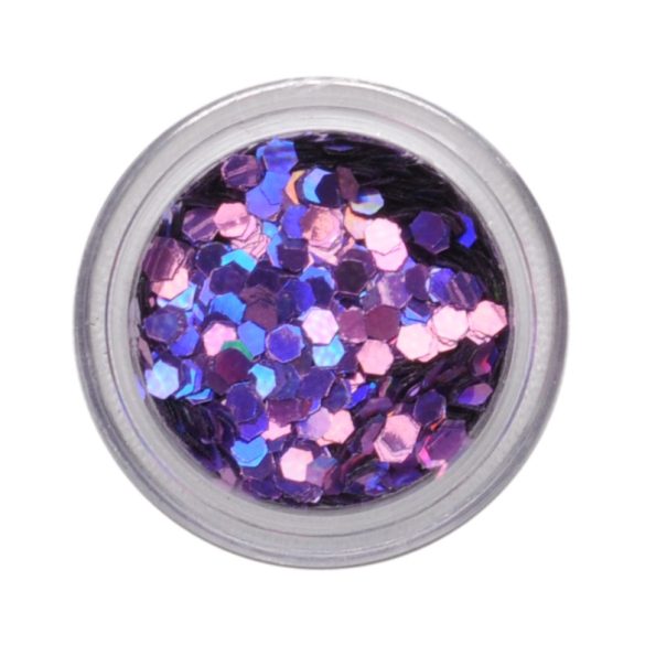 Flitter Nail Art Mare Purpuriu