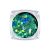 Flitter Nail Art Mare Turcoaz