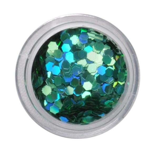 Flitter Nail Art Mare Turcoaz
