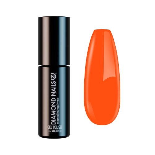 Diamond Nails ojă semipermanentă Portocaliu Neon DN050 7ml pentru manichiuri vibrante și pline de energie