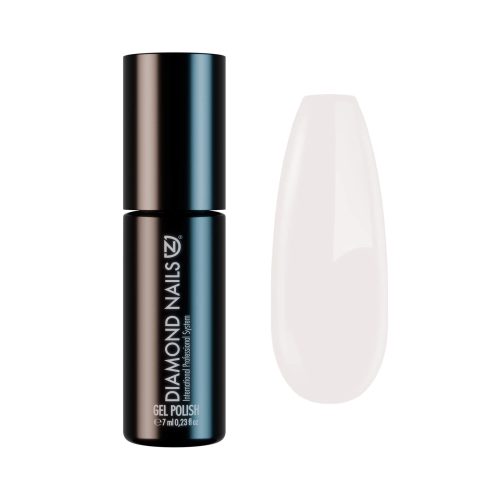 1 - Unghii cu gel alb perfect realizat cu gel lac alb laptos de la Diamond Nails.