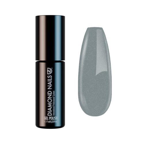 Diamond Nails Gel Lac - DN057 - Argintiu sidefat 7ml