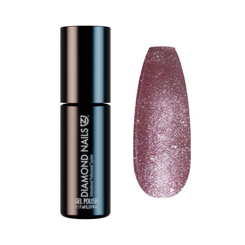 Diamond Nails ojă semipermanentă Violet de Liliac Metal DN072 7ml cu efect metalic și luciu intens
