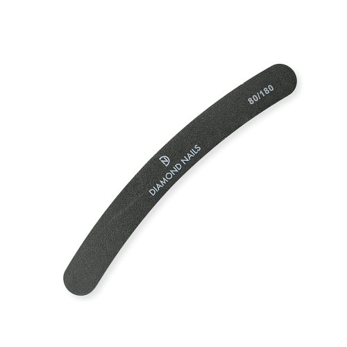 Pila unghii banana neagra 80/180 de la Diamond Nails