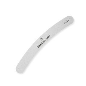 Pilă Unghii Banana Alba 80/80 – Diamond Nails