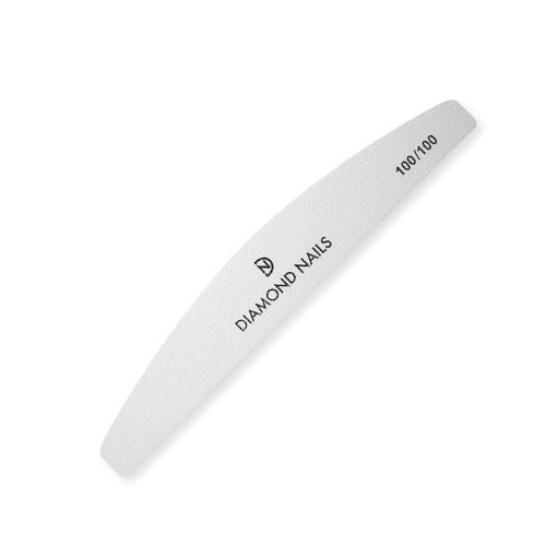 Pila unghii bumerang alb 100/100 de la Diamond Nails