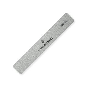 Pila Unghii Dreptunghi Gri - 100/100 - Diamond Nails