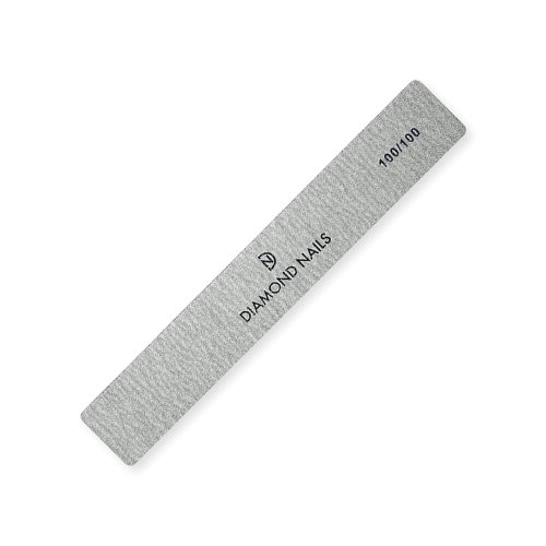 Pila Unghii Dreptunghi Gri - 100/100 - Diamond Nails
