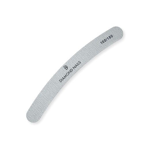 Pilă Unghii Banană Gri - 100/180 - Diamond Nails