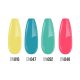 Gel lac cu culori de vara, set 1 din 4 culori de la Diamond Nails.