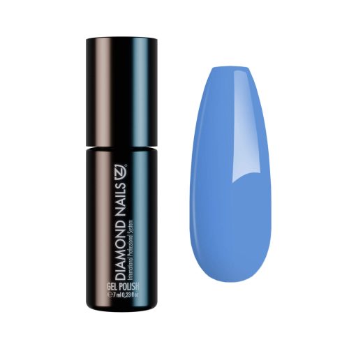 Diamond Nails ojă semipermanentă Albastru Cristal DN129 7ml cu nuanță elegantă și strălucitoare
