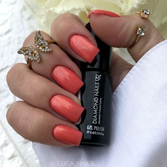 Gel Lac -DN138 - Rose cu sclipici