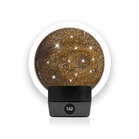 Diamond Nails Gel color - auriu cu sclipici - 162 - 5g
