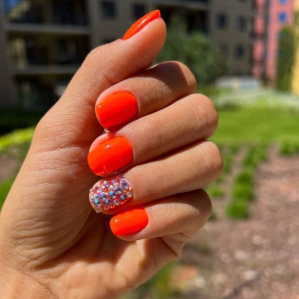 Gel lac-DN150-Carioca portocaliu neon