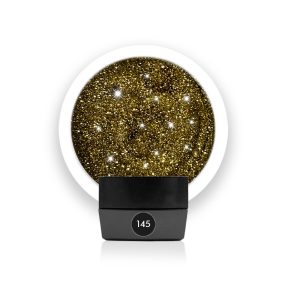 Diamond Nails Gel Colorat - Galben Muștar Cu Sclipici - 145 - 5g