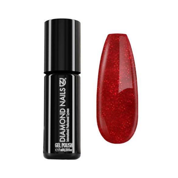 Gel Lac 4 ml - DN174 - Portocală cu miez roșu sclipitor