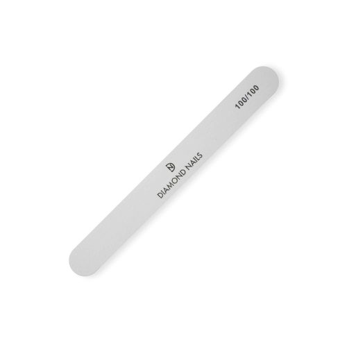 Pilă Unghii Dreaptă Gri 100/100 Diamond Nails