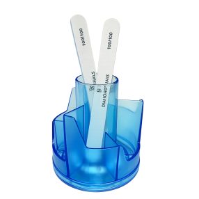 Suport din plastic pentru pile și pensule-transparent