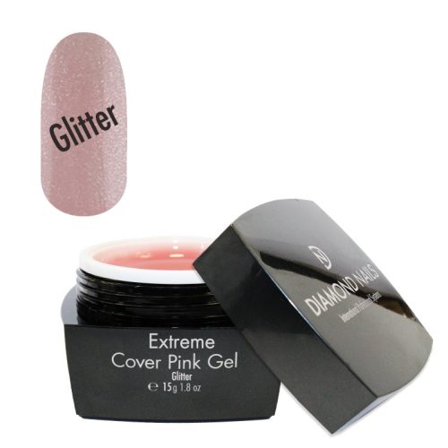 Extrem Cover Pink Gel cu Glitter 15g