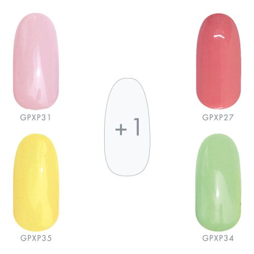 Set Gel Lac -Primăvară-Set II.- 4+1 culori OneStep