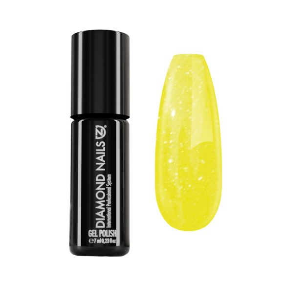 Gel Lac 4 ml DN189 - Cariocă galben neon sclipitor