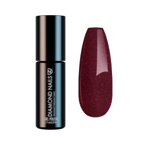 Diamond Nails ojă semipermanentă Bordo Sidefat DN063 7ml cu efect elegant și luciu perlat