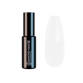 Gel Lac 4ml - DN002 - Alb ca zăpada - Pensula nouă! Diamond Nails Fără HEMA