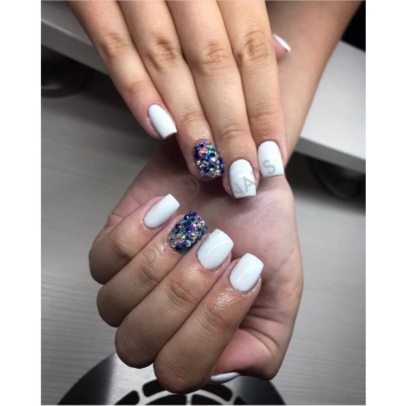 Gel Lac  4 ml DN002 - Alb ca zăpada - Pensula nouă!