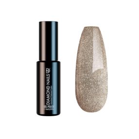 Diamond Nails Gel Lac - Chrom Metal - DN073 - 4ml - Fără HEMA