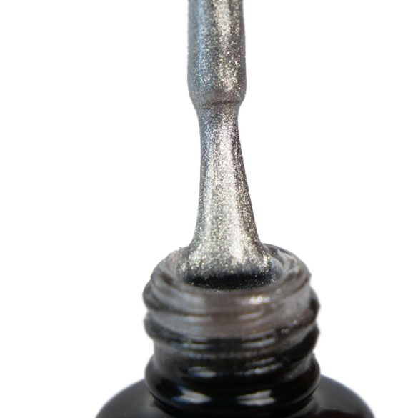 Gel Lac - DN070 -4ml -Argintiu metal - Pensula nouă!