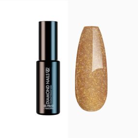 Diamond Nails Gel Lac - Auriu Metal - DN071 - 4ml - Fără HEMA