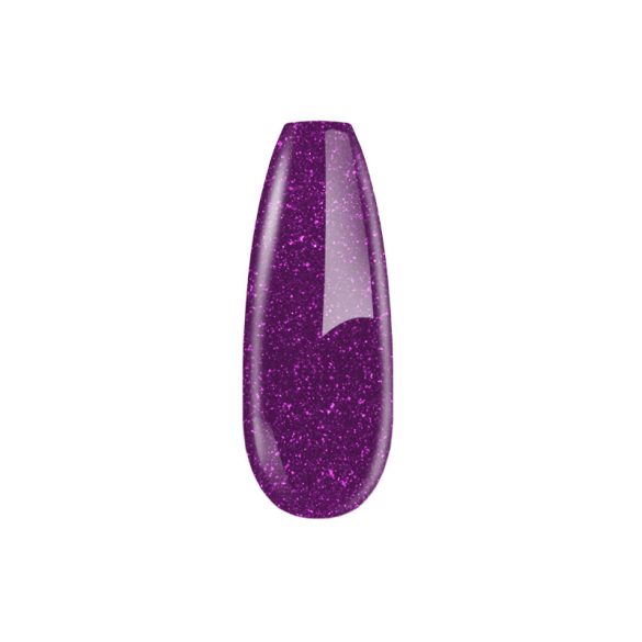 Gel Lac - 4 ml DN100 - Mov cu sclipici - Pensula nouă!