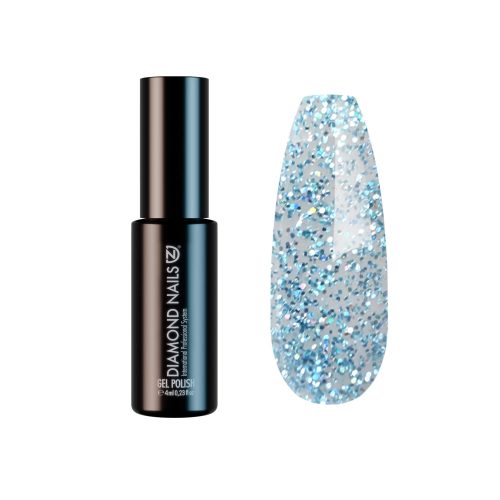 Diamond Nails Gel Lac - Iasomie Sclipitoare (Turcoaz) - DN103 - 4ml - Fără HEMA