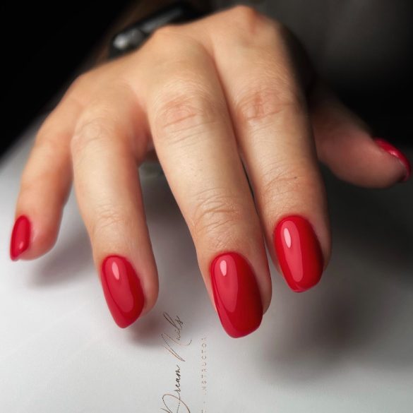 Gel Lac 4ml DN003 - Roșu Ferrari - Pensula nouă!
