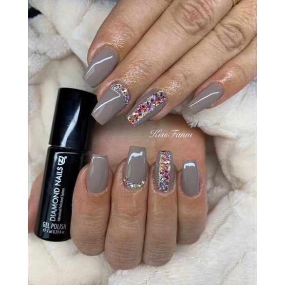 Gel Lac 4 ml - DN034 - Nude gri - Pensula nouă!