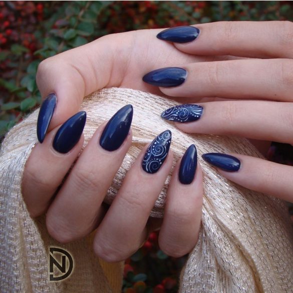 Gel Lac 4 ml - DN037 - Albastrul cerului de noapte - Pensula nouă!