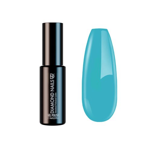 1. Gel lac turcoaz deschsi DN-47 cu un efect vibrant, oferit de Diamond Nails Romania