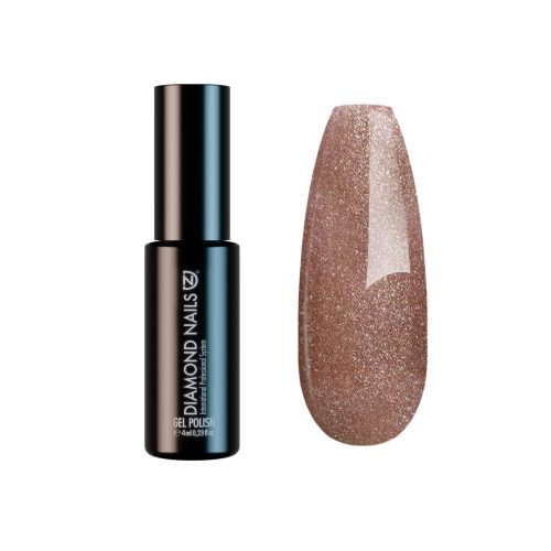 Diamond Nails Gel Lac - Rosegold Metal - DN074 - 4ml - Fără HEMA