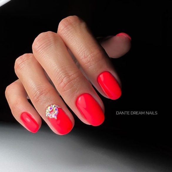 Gel Lac 4 ml - DN151 - Neon Coral - Pensula nouă!