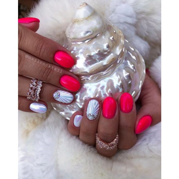 Gel Lac 4 ml - DN152 - Neon Roz - Pensula nouă!