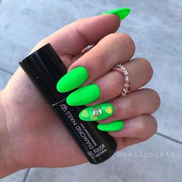 Gel Lac 4 ml - DN153 - Verde Neon - Pensula nouă!