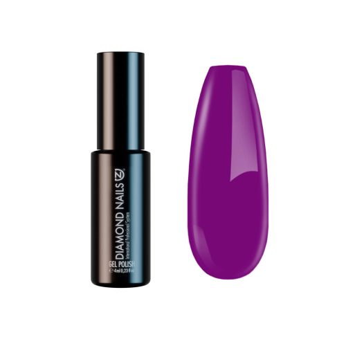 Ojă semipermanentă Mov neon DN154 4ml Diamond Nails pentru manichiuri vibrante și pline de personalitate.