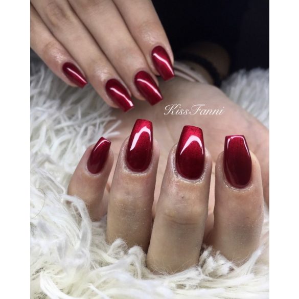 Gel Lac 4 ml - DN168 - Roșu de vin metal - Pensula nouă! 
